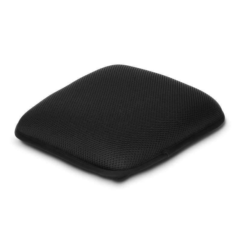 Motorcycle seat pillow with gel padding